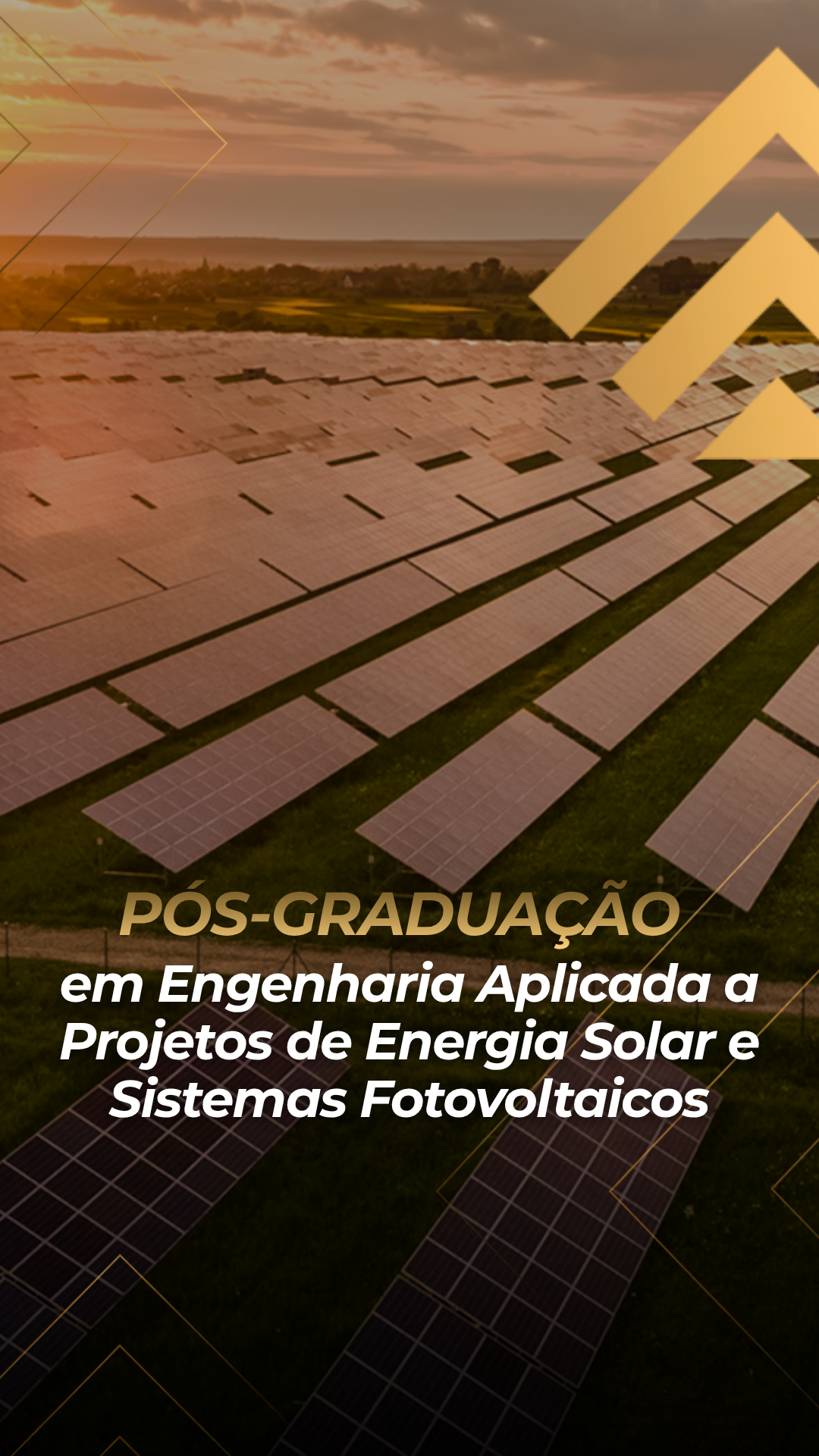 Pós-graduação de Engenharia Aplicada a Projetos de Energia Solar e Sistemas Fotovoltaicos