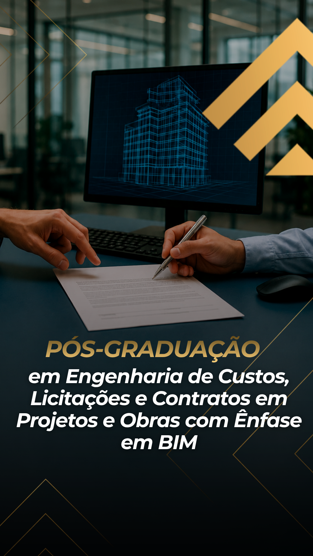 Pós-Graduação em Engenharia de Custos, Licitações e Contratos em Projetos e Obras com Ênfase em BIM